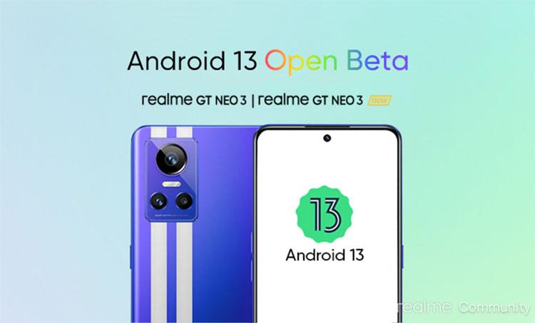 Open beta of Realme UI 3.0 and Android 13 Specs