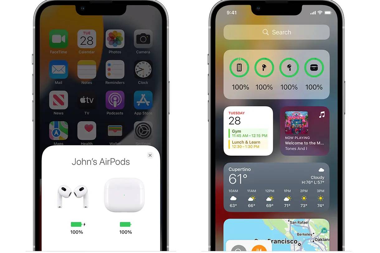 Here's a fast way to check the status of your AirPods or AirPods Pro's battery