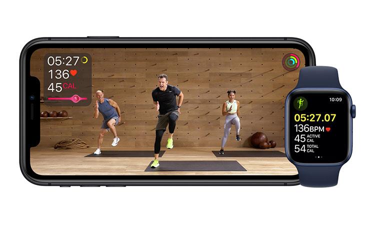 Apple Fitness Plus workout with Fitness instructor
