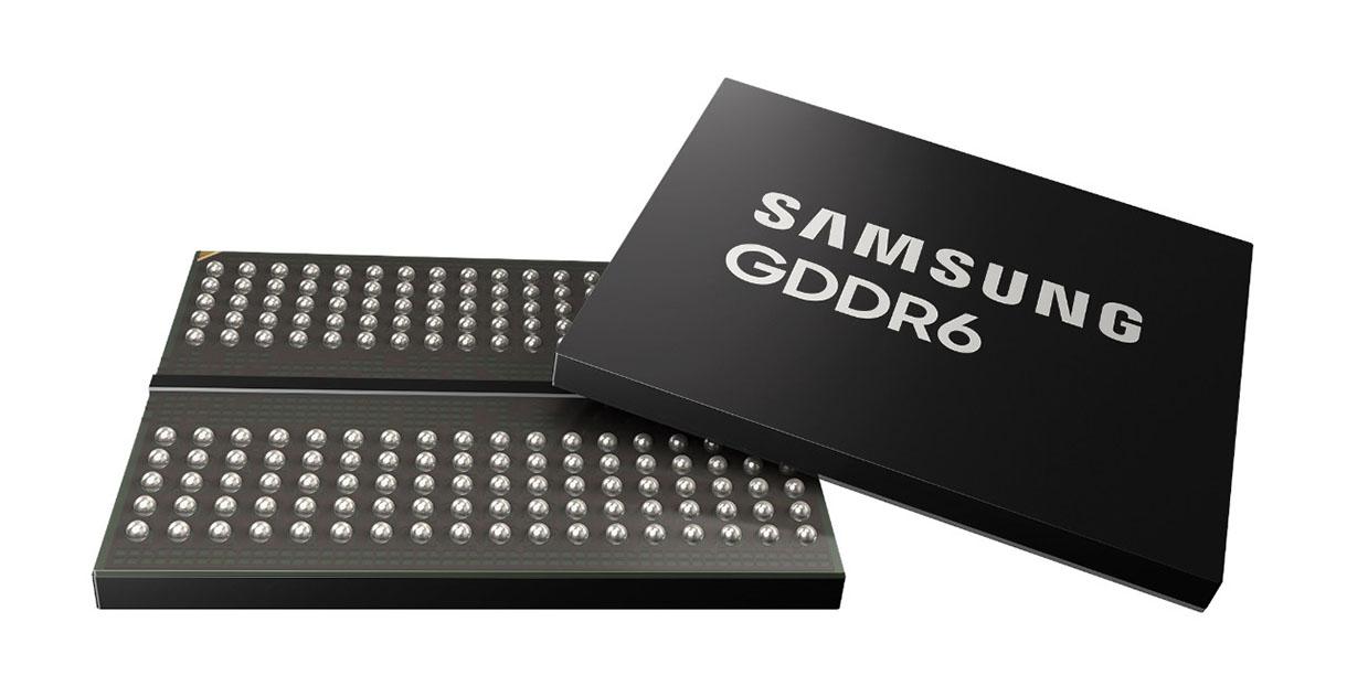 Samsung's GDDR6W Graphics Memory Parameters